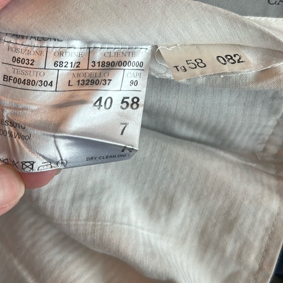 Canali Made in Italy Blue Plaid 100% Wool Suit Euro Size 58 R US Size 48 - Picture 3 of 16